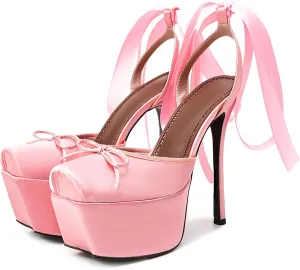 14.5cm Ultra-High Heels Dressy Sandals