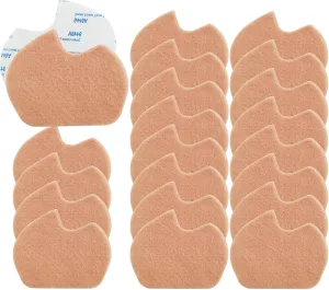 20 Pieces Felt Foot Pads for Dancer Callus Sesamoiditis Pads for Ball of feet Pain Relief Forefoot Cushion Pads Self-Adhesive Foot Foam Cushion Pads for Men Women(Beige)