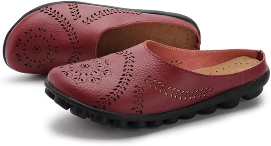 2024 Women's Hollowed Out Casual Fashion Flat Mules