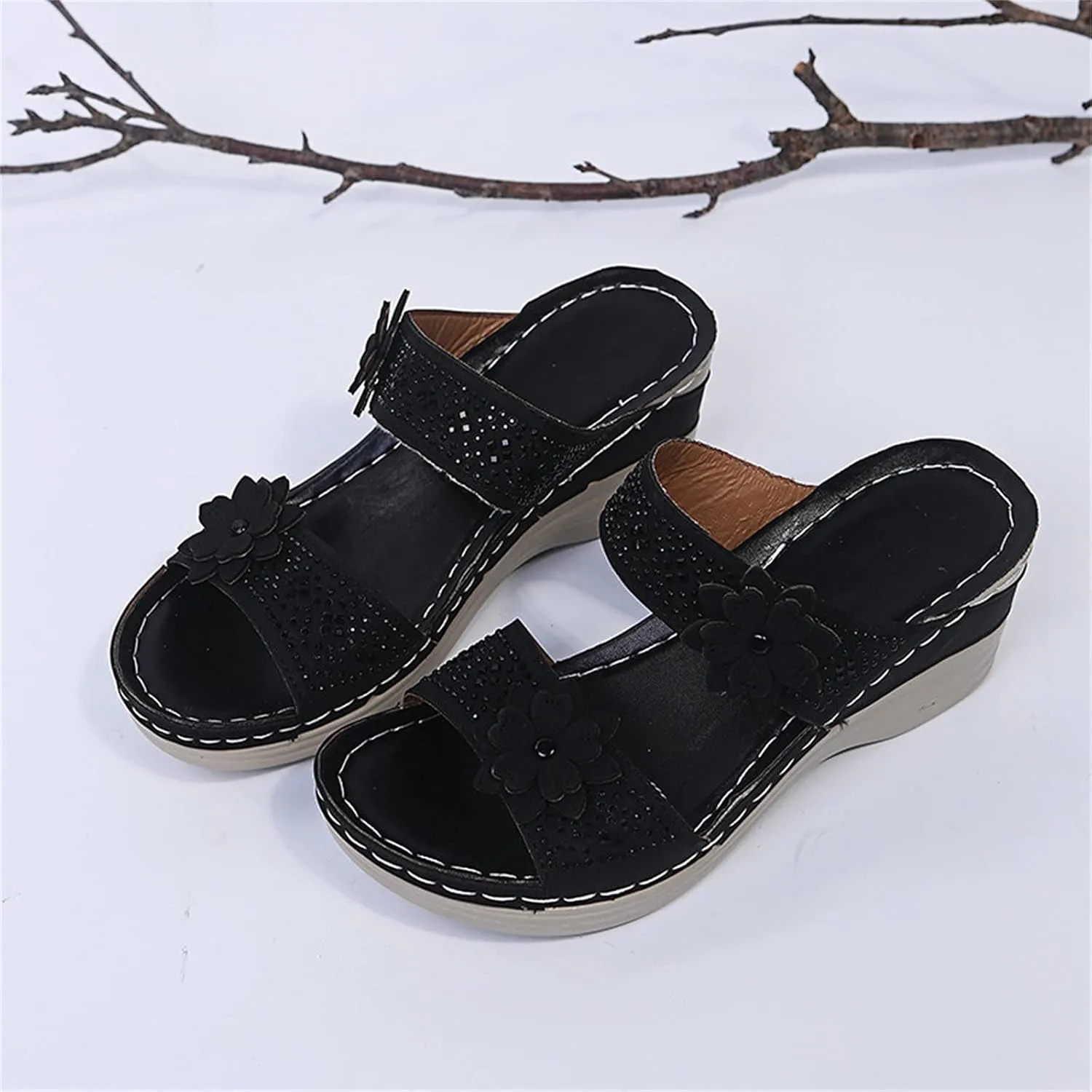 Adjustable Orthopedic Sandals Women Arch Support Flip Flops Summer Casual Walking Shoes Non Slip Beach Outdoor Thick Cushion