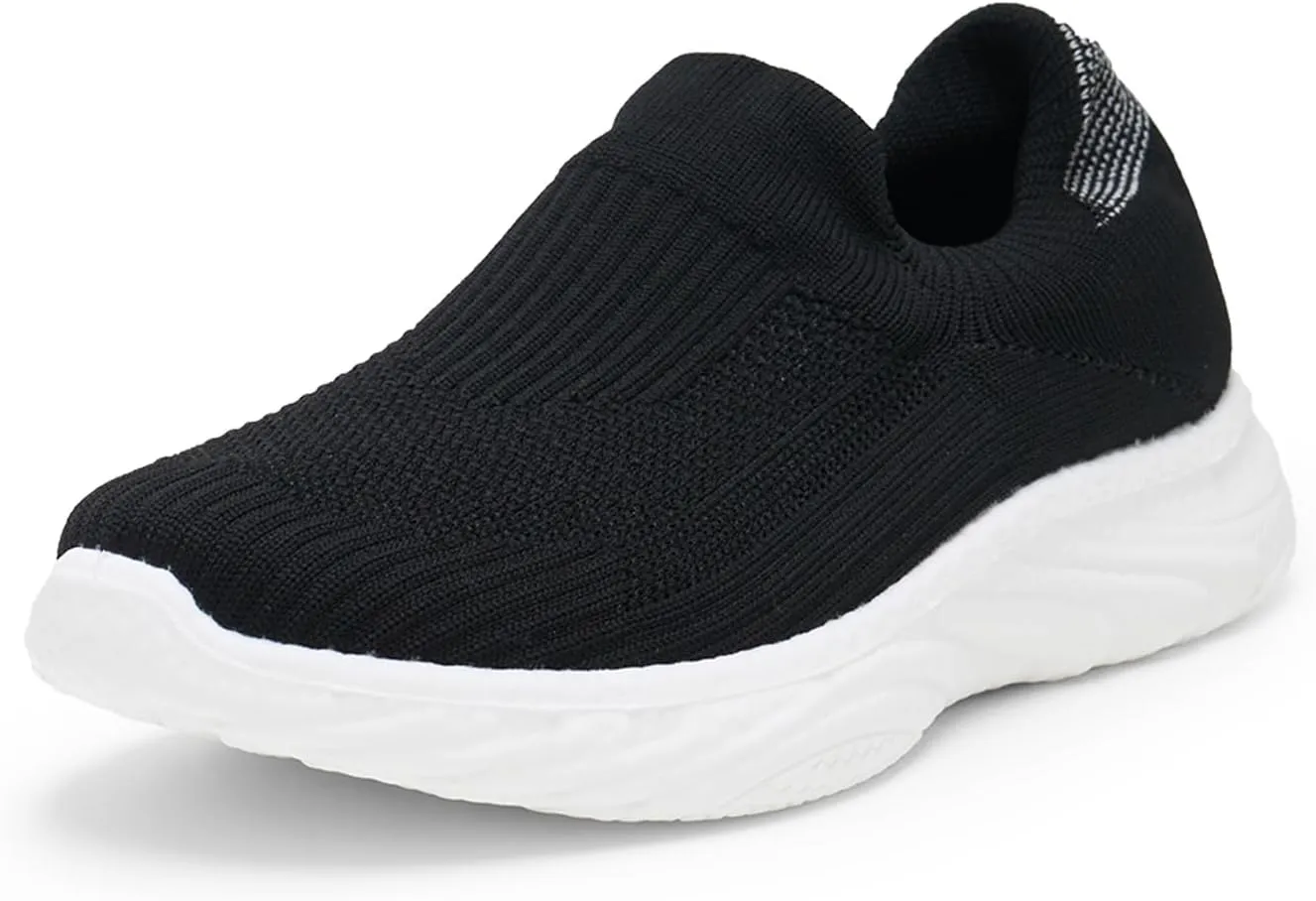 Alexis Leroy Women's Mesh-Comfortable Athletic Walking Shoes Slip On Casual Sneakers