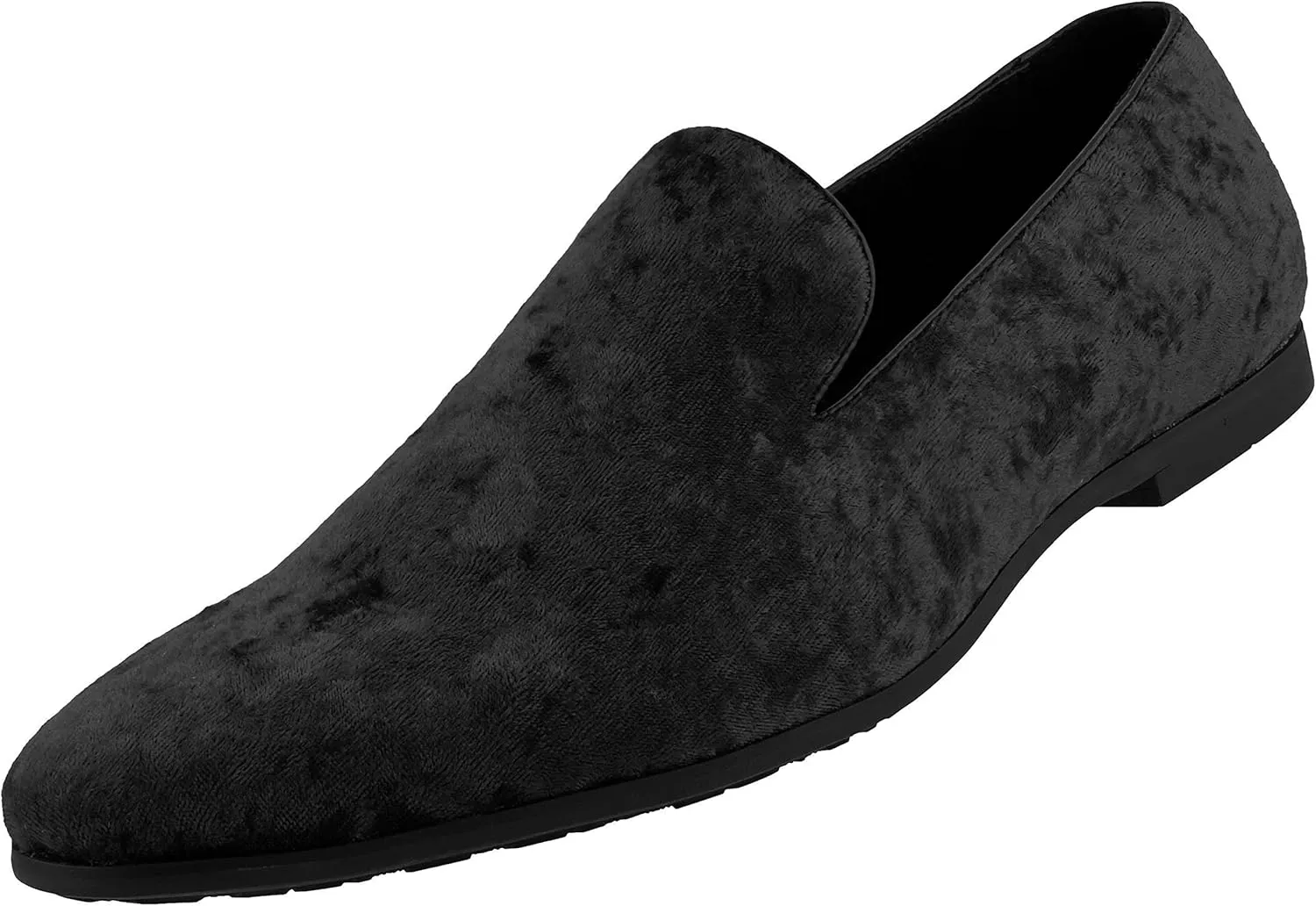Amali Hauser2 - Men's Slippers - Mens Loafers - Designer Shoes for Men - Crushed Velvet, Luxurious, Mens Casual Shoes - Mens Slip On Shoes- Tuxedo Shoes