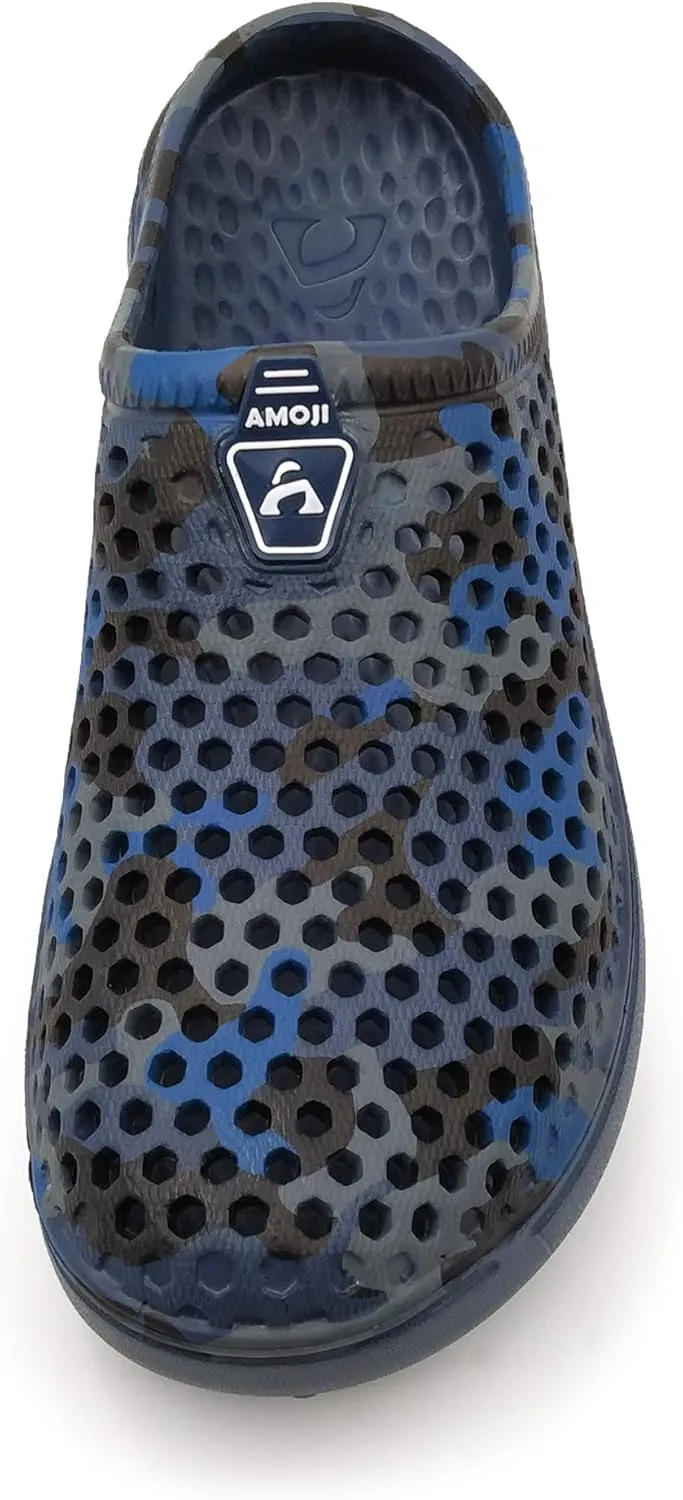 Amoji Unisex Camouflage Slippers Clogs Sandals