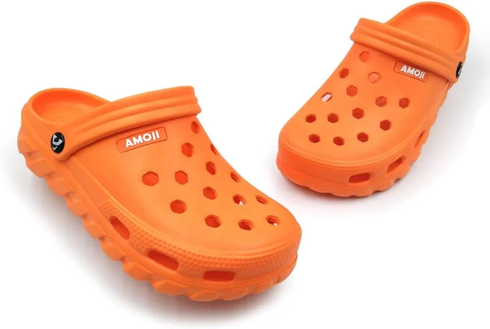 Amoji Unisex Garden Clogs Gardening Shoes AA1521