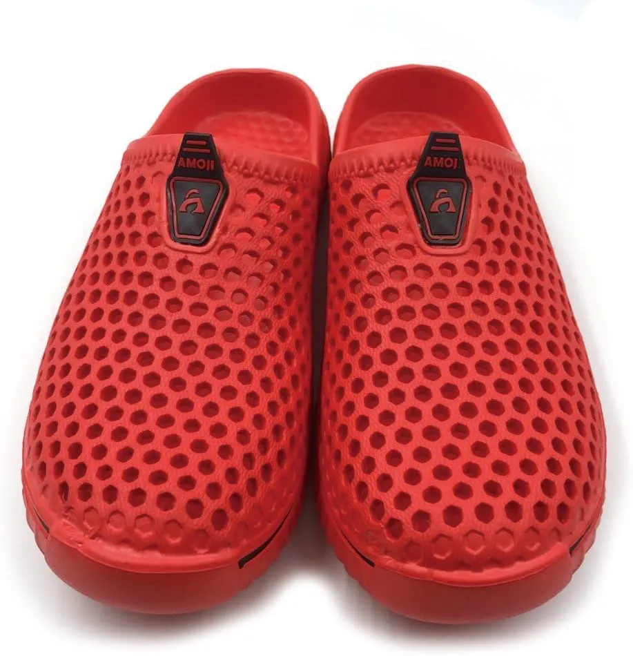 Amoji Unisex Garden Clogs Shoes Slippers Sandals AM1702