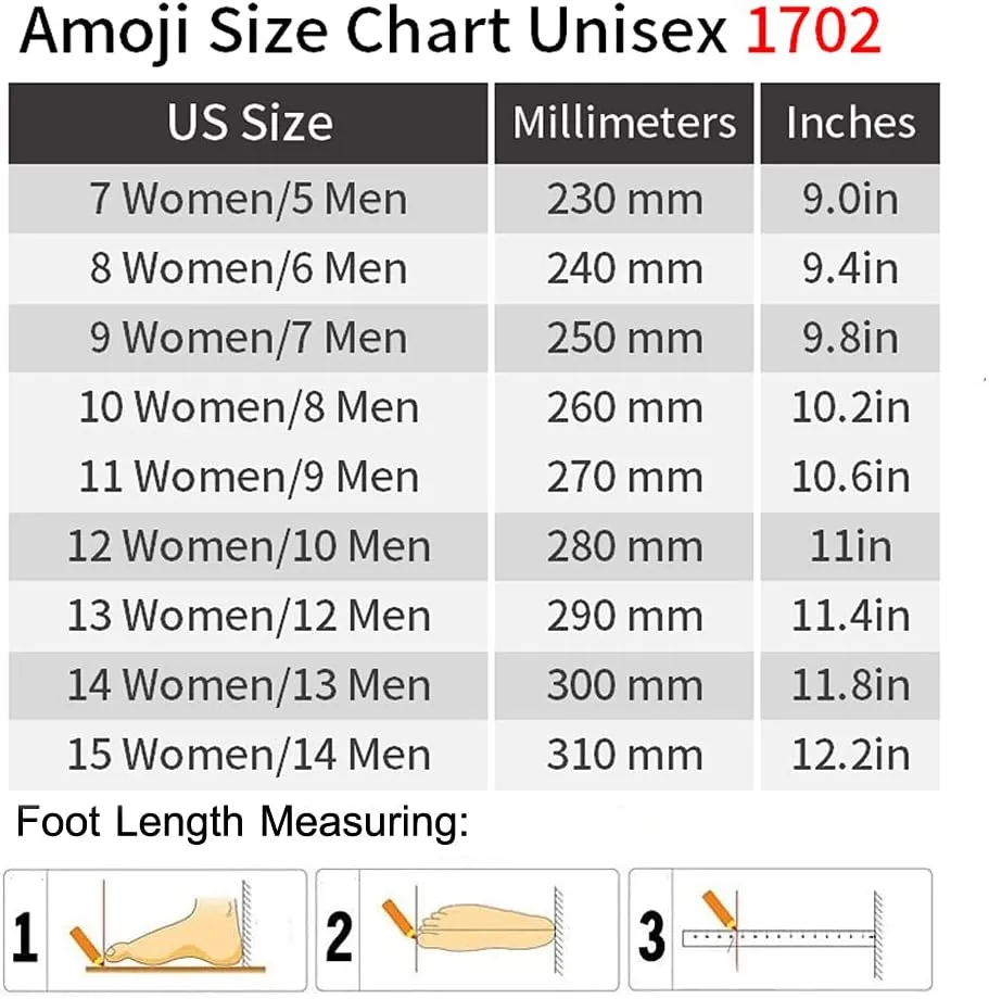 Amoji Unisex Garden Clogs Shoes Slippers Sandals AM1702