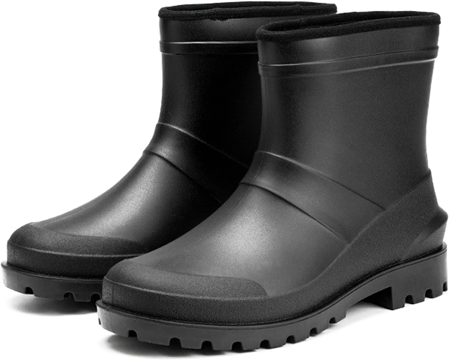 Ankle Rubber Rain Boot Mens Ankle Rain Shoes Waterproof Garden Boots Mens Short Rain Boots