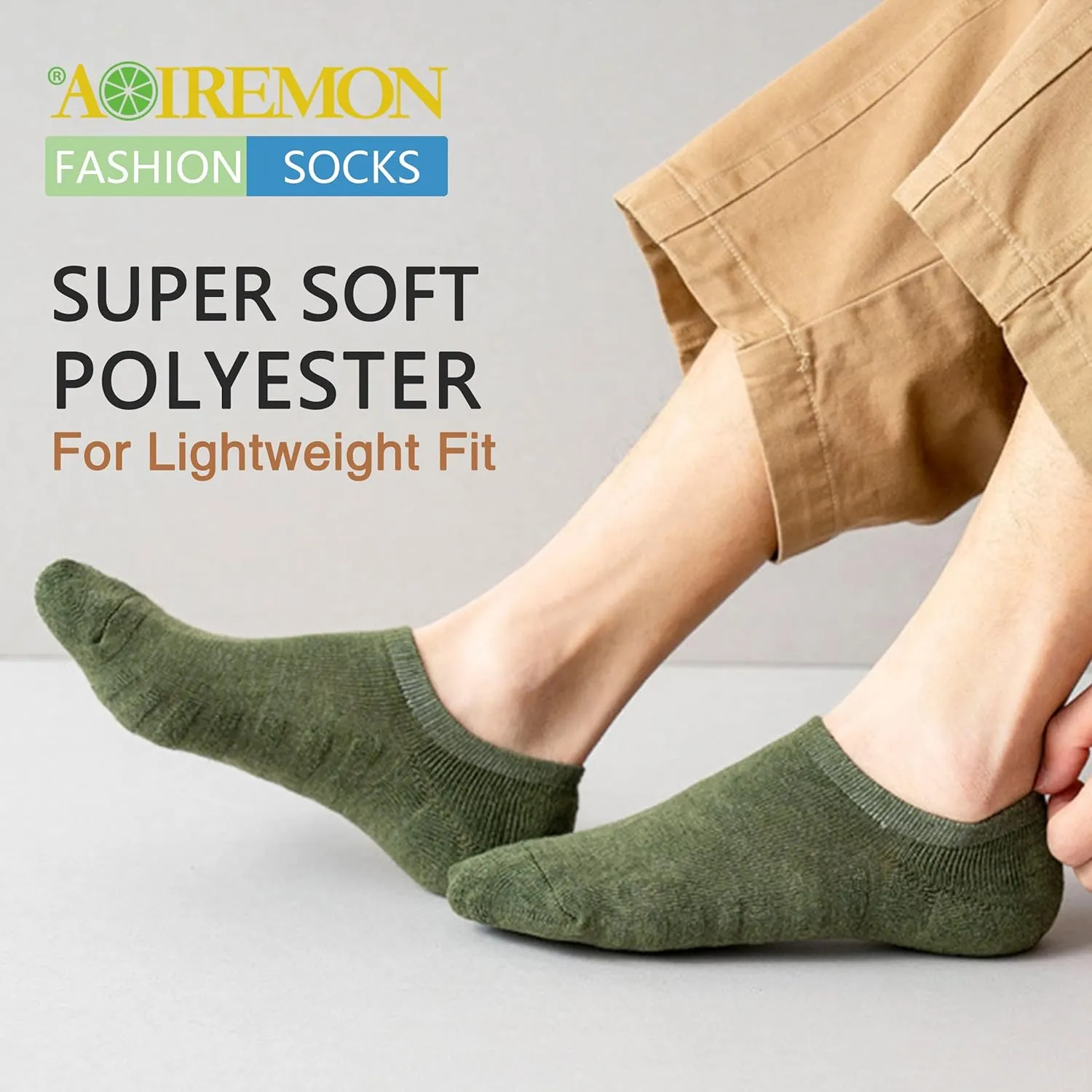 AOIREMON No Show Athletic Socks 5-10 Pairs Hiking Running Ankle Socks For Women Cushion Low Cut Socks