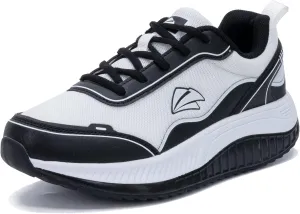 AOV Women's Walking Shoes with Arch Support Orthotic Sneakers for Plantar Fasciitis Comfortable Tennis Shoes Blackwhite 6