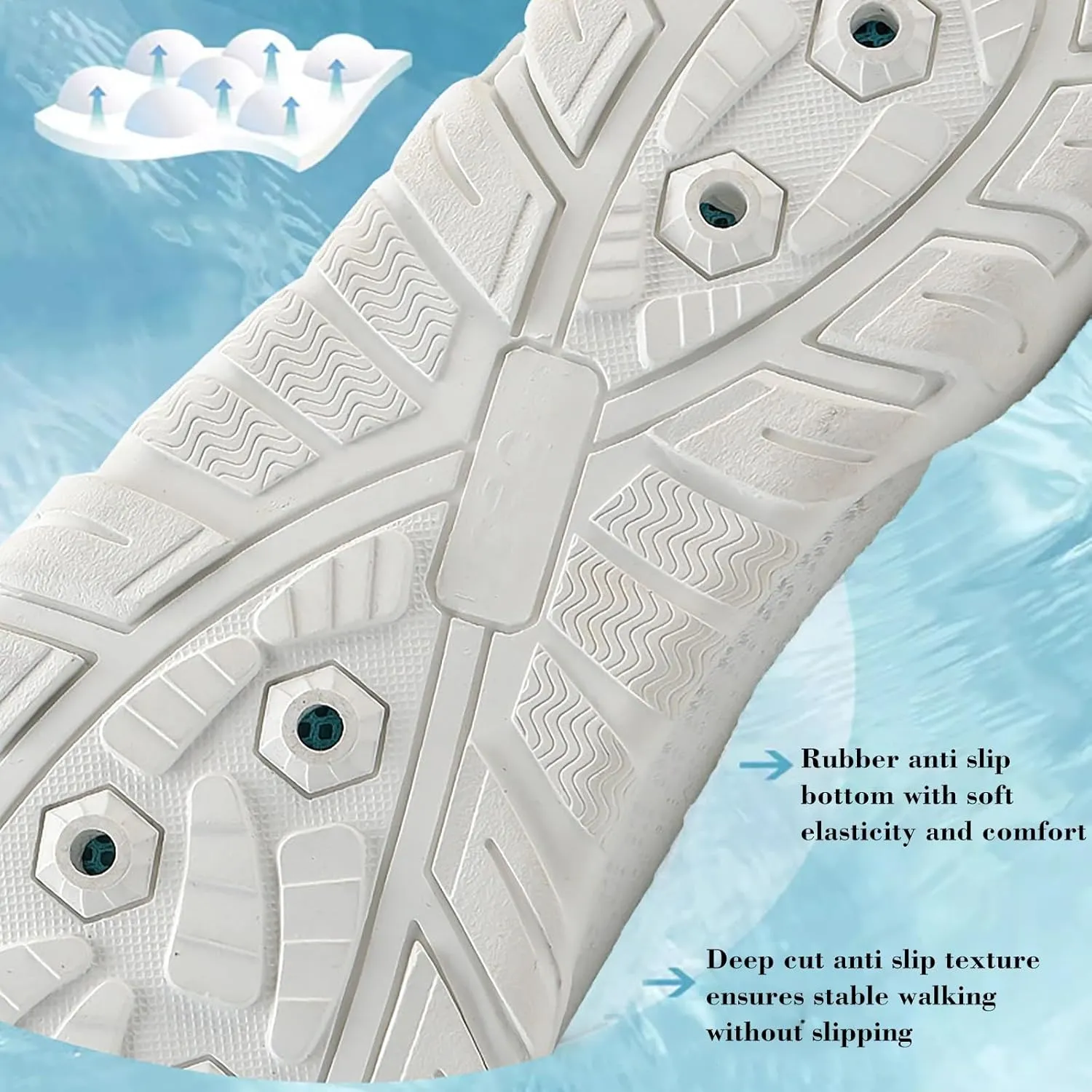 Aqua Water Shoes Barefoot Quick Dry Non Slip Swim Surf Beach Yoga Camping Boating River Pool Sport Shoes Adults Spring Shoe for Women 2025