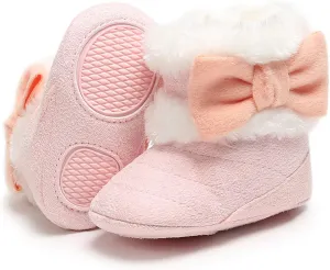 Baby Girls Boys Snow Boots Plush Soft Sole Anti-Slip Warm Winter Shoes Toddler First Walkers…