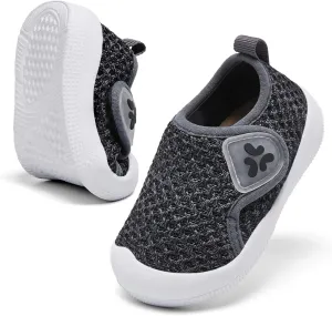Baby Shoes Infant Boys Girls First Walker Shoes Baby Walking Shoes Lightweight Breathable Sneakers with Non-Slip Soles 0-24 Months