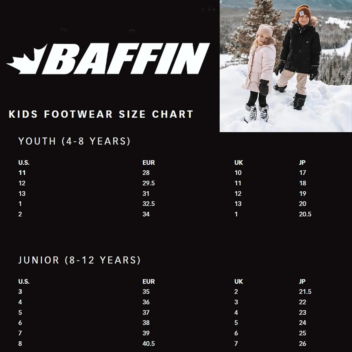 Baffin Snogoose Insulated Boot (Little Kid/Big Kid)