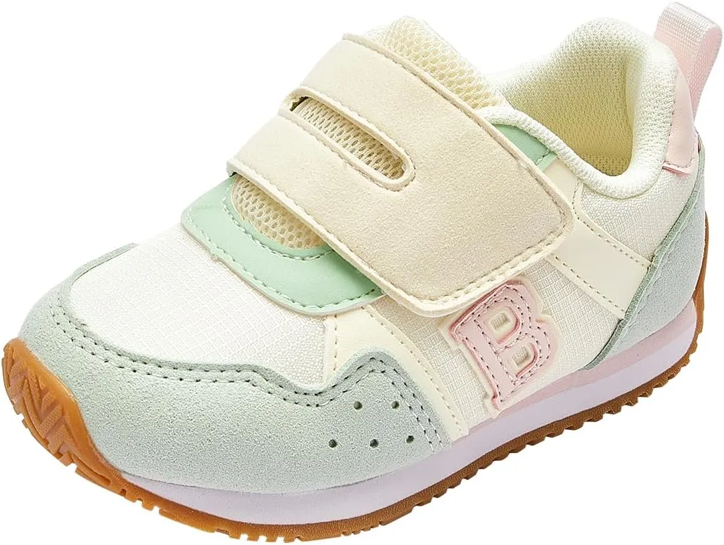 Balabala Toddler Boys Girls Sneakers, Lightweight, Breathable, Slip-On Walking Shoes