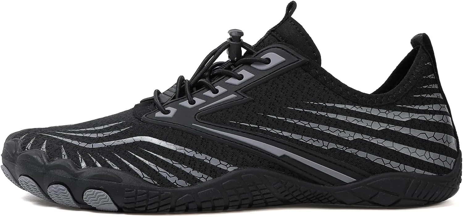 Barefoot Womens Men Pro Shoes with Wide Toe Box Healthy and Non-Slip Breathable Fashion Hiking Footwear Shoe Unisex Pro Box Outdoor Lightweight Hike Athletic Walking Running Sneakers Unisex