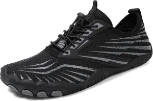 Barefoot Womens Men Pro Shoes with Wide Toe Box Healthy and Non-Slip Breathable Fashion Hiking Footwear Shoe Unisex Pro Box Outdoor Lightweight Hike Athletic Walking Running Sneakers Unisex