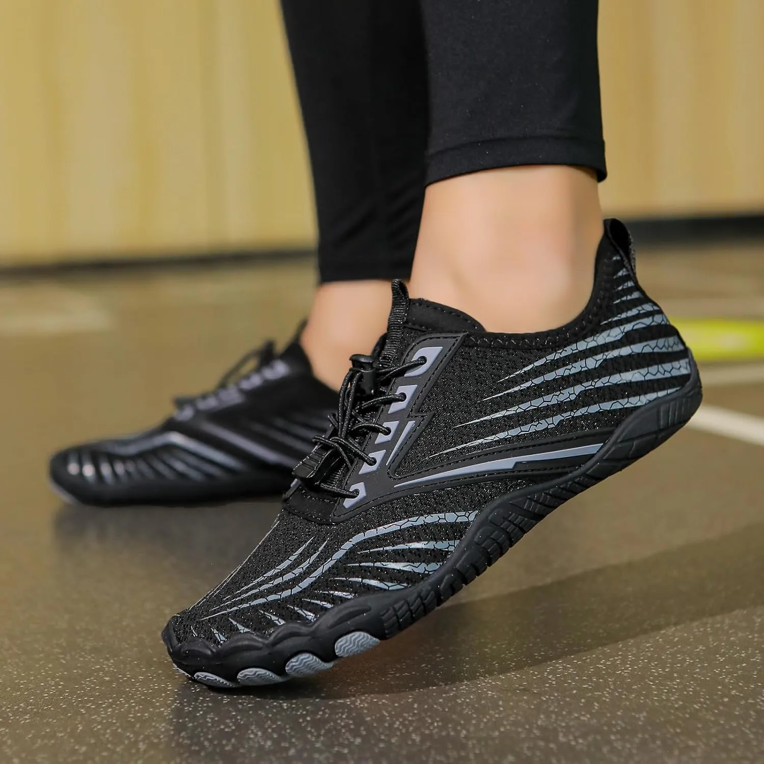 Barefoot Womens Men Pro Shoes with Wide Toe Box Healthy and Non-Slip Breathable Fashion Hiking Footwear Shoe Unisex Pro Box Outdoor Lightweight Hike Athletic Walking Running Sneakers Unisex