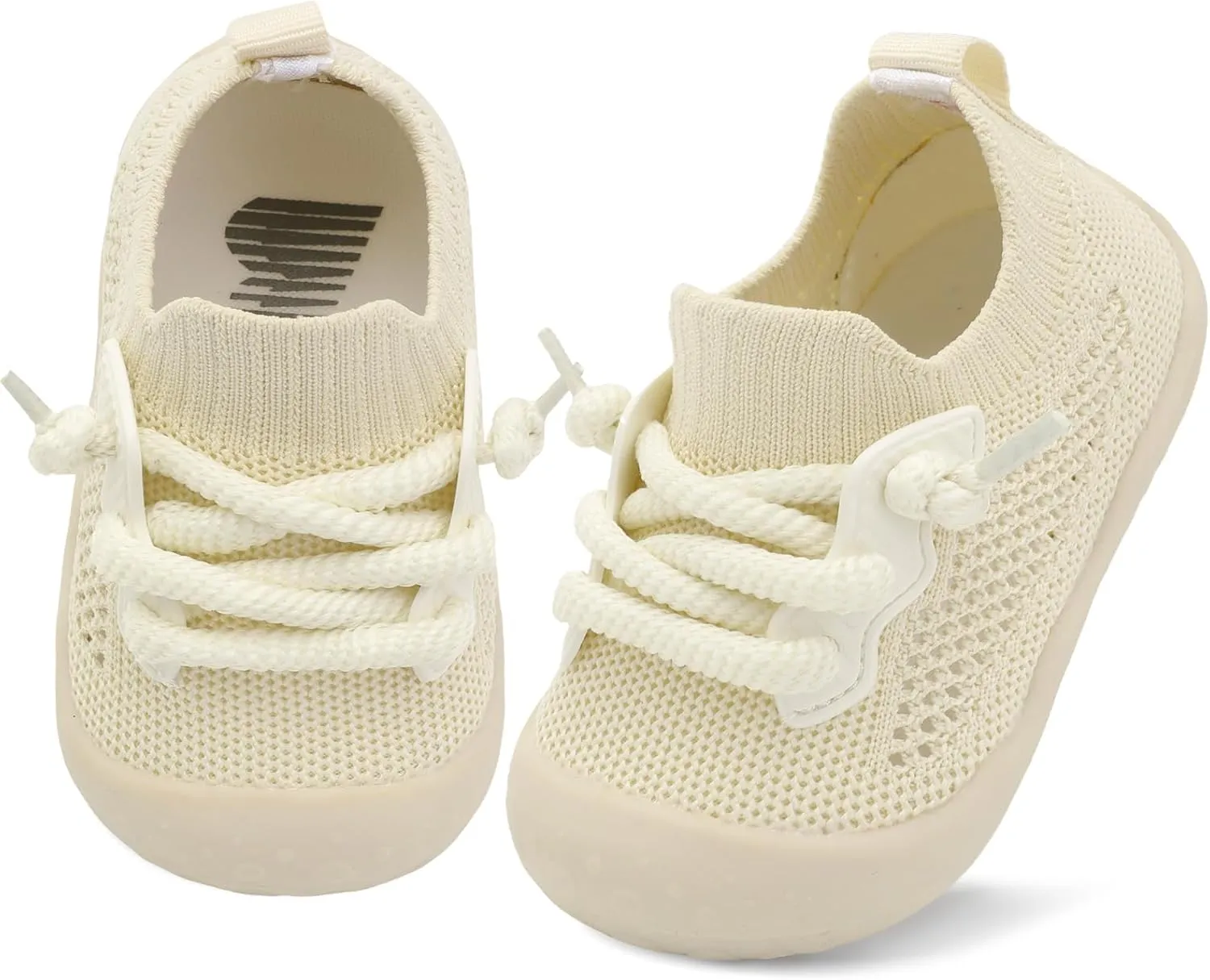 BARERUN Baby Shoes Baby First Walking Shoes Infant Sneakers Wide Barefoot Slip on Soft Sole Boys Girls Crib Shoe Toddler Breathable Lightweight House Socks