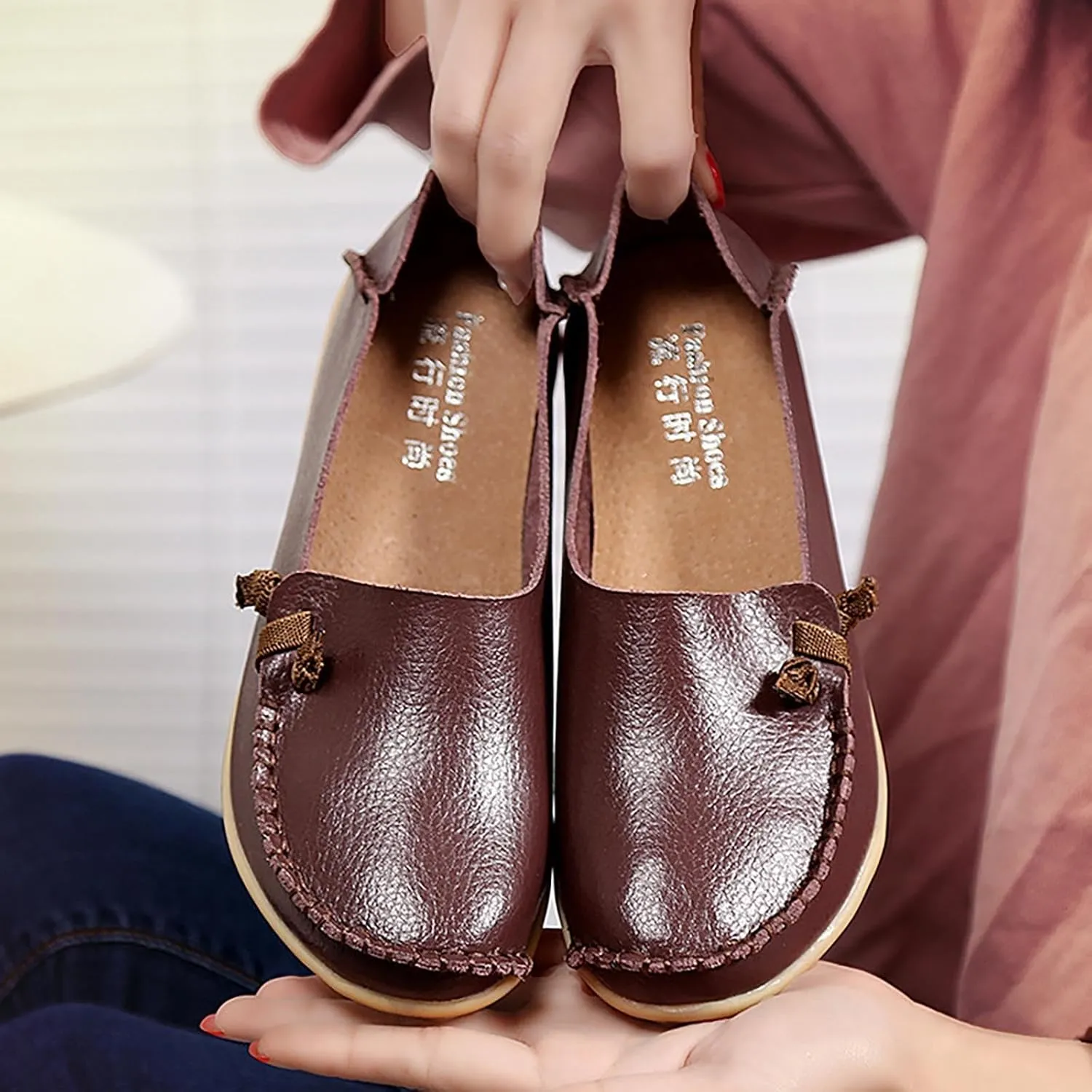 Basketball Shoes for WomenSneakers for Women Clearance Loafers for Women Comfort Cozy Warm Lightweight Christmas Shoes for Women Wide Round Toe Flats Comfortable