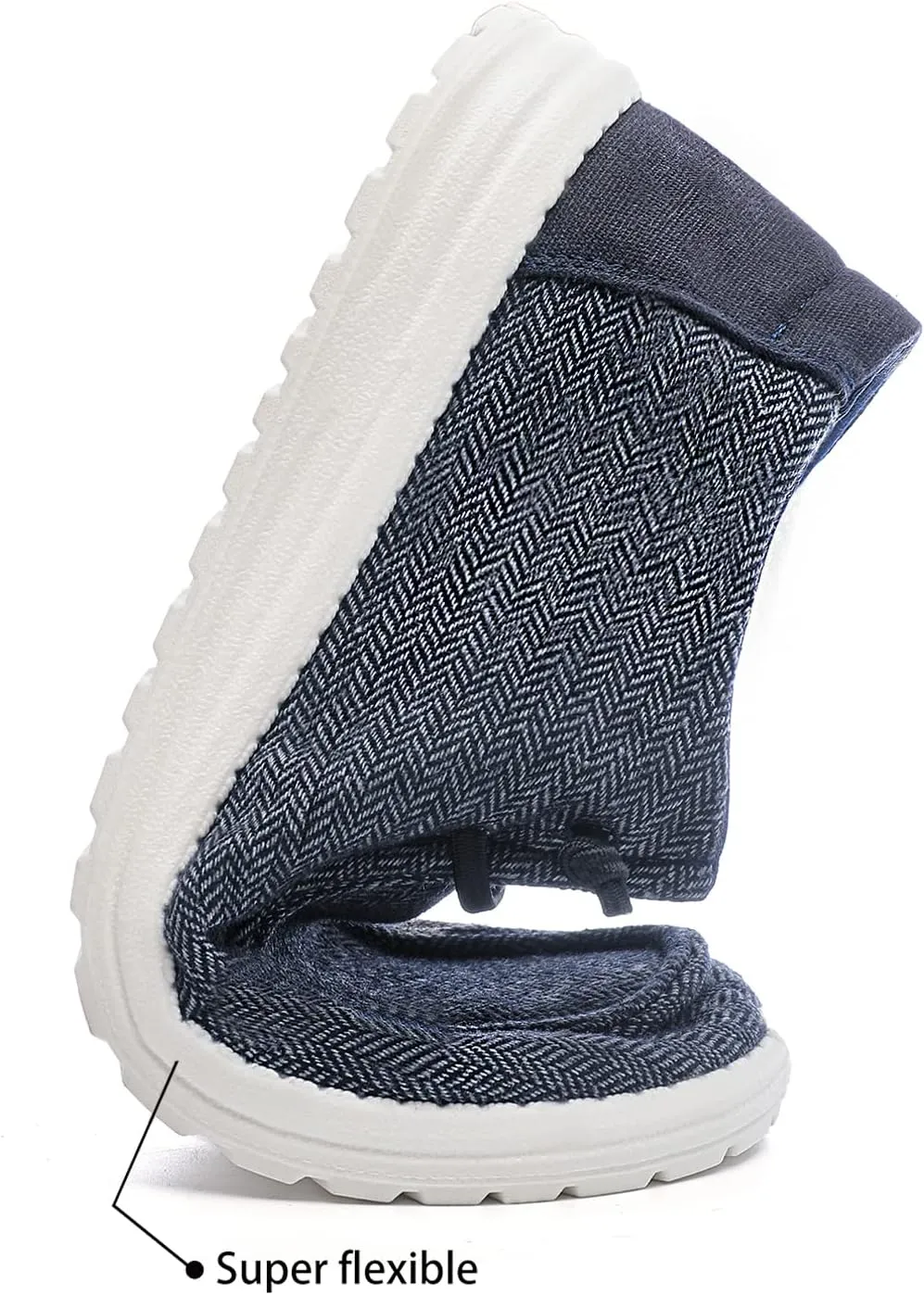 Betrue Lightweight Mens Boat Shoes Slip On, Mens Loafers Canvas Shoes, Lace-up Deck Shoes for Mens, Mens Comfortable Soft Casual Cloth Shoes