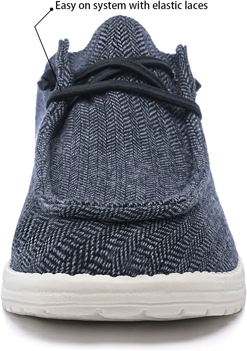 Betrue Lightweight Mens Boat Shoes Slip On, Mens Loafers Canvas Shoes, Lace-up Deck Shoes for Mens, Mens Comfortable Soft Casual Cloth Shoes