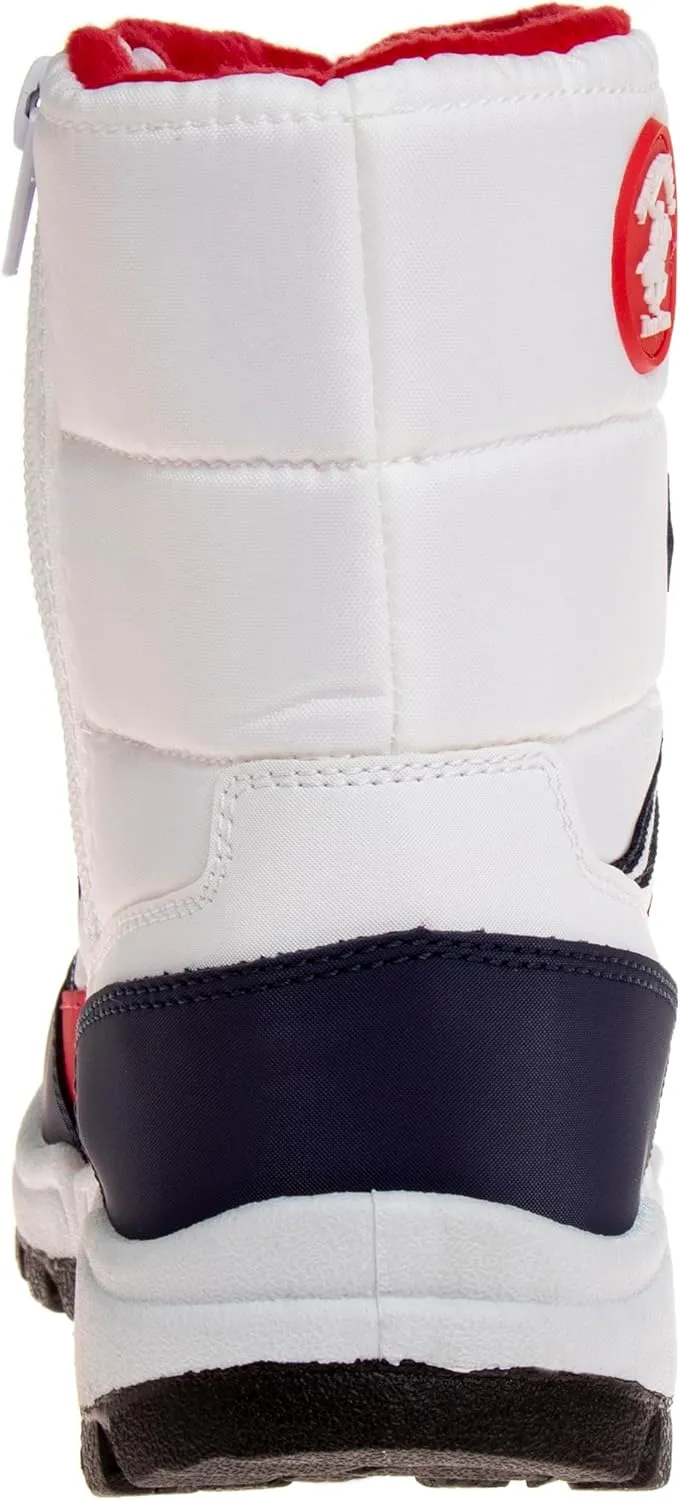 Beverly Hills Polo Club Boy's Insulated Winter Snow Boots Warm Slip Resistant
