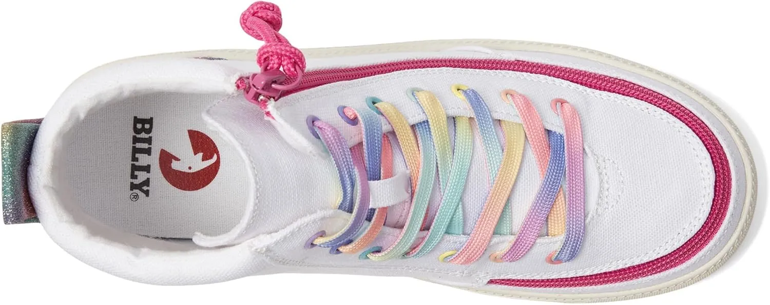 BILLY Footwear Kids Classic Lace High (Toddler/Little Kid/Big Kid) - Shoes for Kids - Canvas Upper - High-top