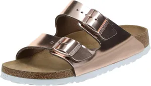 Birkenstock Classic Women's Mules, Brown Metallic Copper, 7