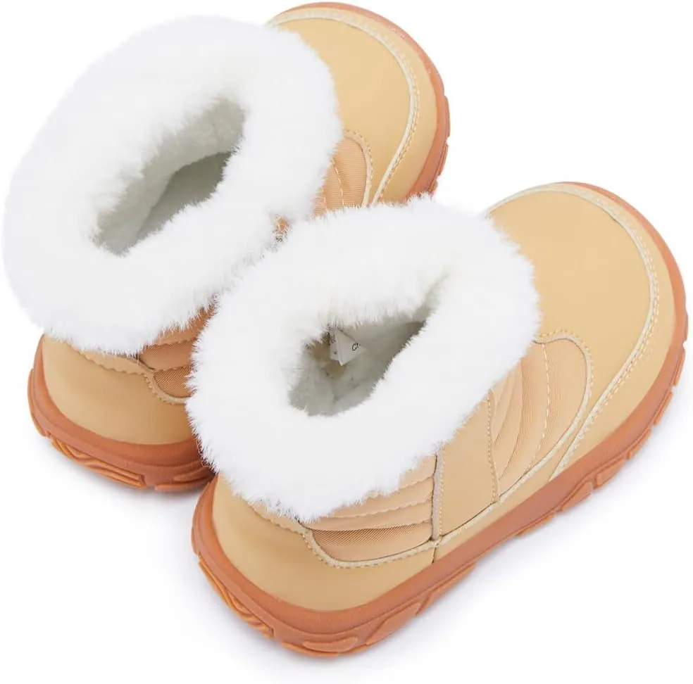 BMCiTYBM Baby Snow Boots Infant Winter Boots Toddler Boys Girls Warm Walking Shoes for 6 9 12 18 24 Months