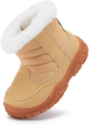 BMCiTYBM Baby Snow Boots Infant Winter Boots Toddler Boys Girls Warm Walking Shoes for 6 9 12 18 24 Months