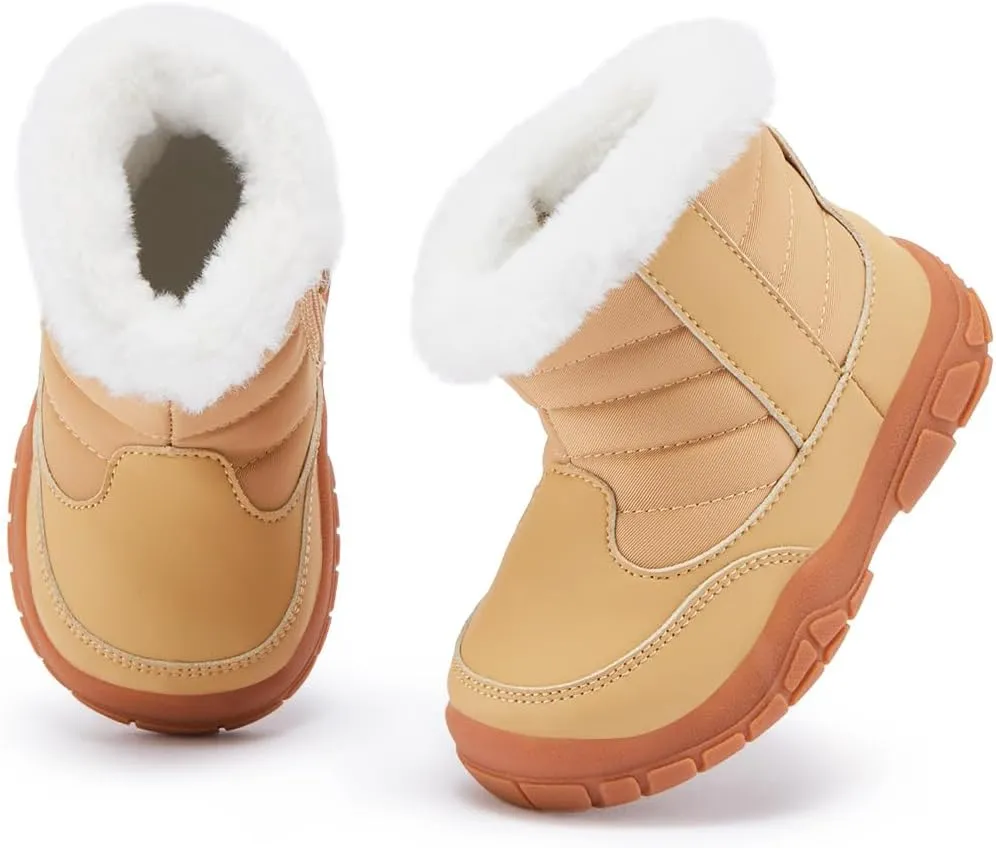BMCiTYBM Baby Snow Boots Infant Winter Boots Toddler Boys Girls Warm Walking Shoes for 6 9 12 18 24 Months