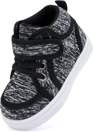 BMCiTYBM Baby Walking Shoes Boy Girl High Top Sneakers Infant First Shoes for Learning to Walk 6 9 12 18 24 Months