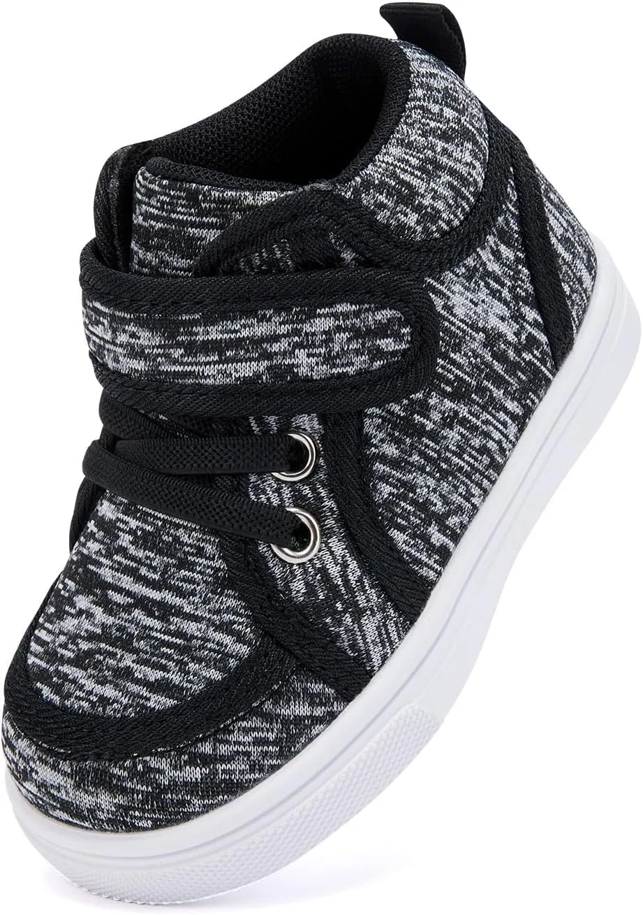 BMCiTYBM Baby Walking Shoes Boy Girl High Top Sneakers Infant First Shoes for Learning to Walk 6 9 12 18 24 Months