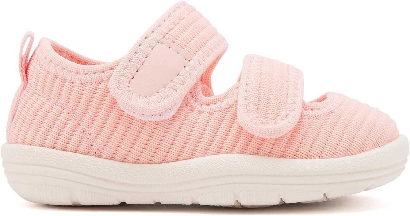 BMCiTYBM Baby Walking Shoes Infant Boy Girl First Walker Sneakers Breathable Lightweight Non-Slip Barefoot Shoes 6 9 12 18 24 Months
