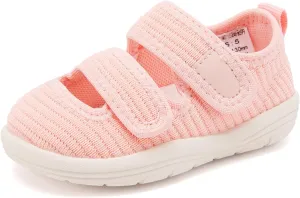 BMCiTYBM Baby Walking Shoes Infant Boy Girl First Walker Sneakers Breathable Lightweight Non-Slip Barefoot Shoes 6 9 12 18 24 Months