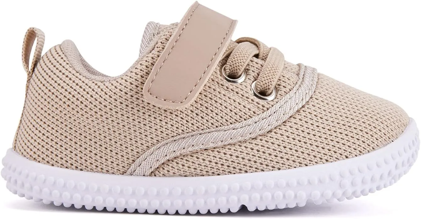 BMCiTYBM Baby Walking Shoes Infant Boy Girl First Walker Sneakers Breathable Lightweight Non-Slip Barefoot Shoes 6 9 12 18 24 Months