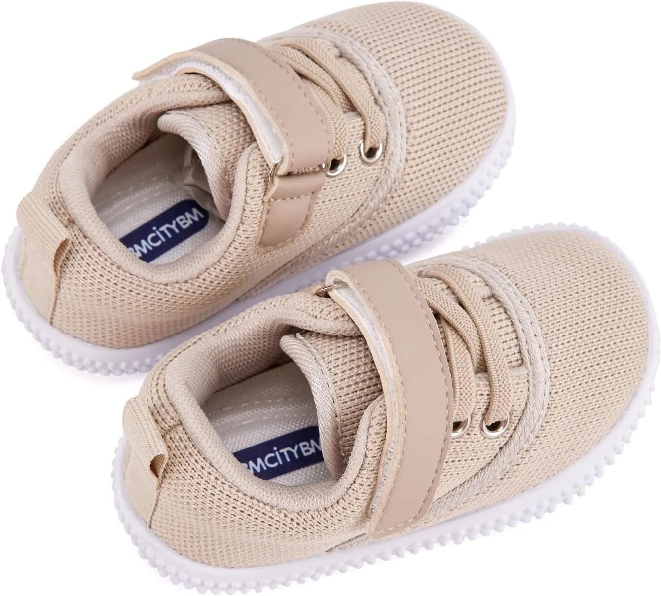 BMCiTYBM Baby Walking Shoes Infant Boy Girl First Walker Sneakers Breathable Lightweight Non-Slip Barefoot Shoes 6 9 12 18 24 Months