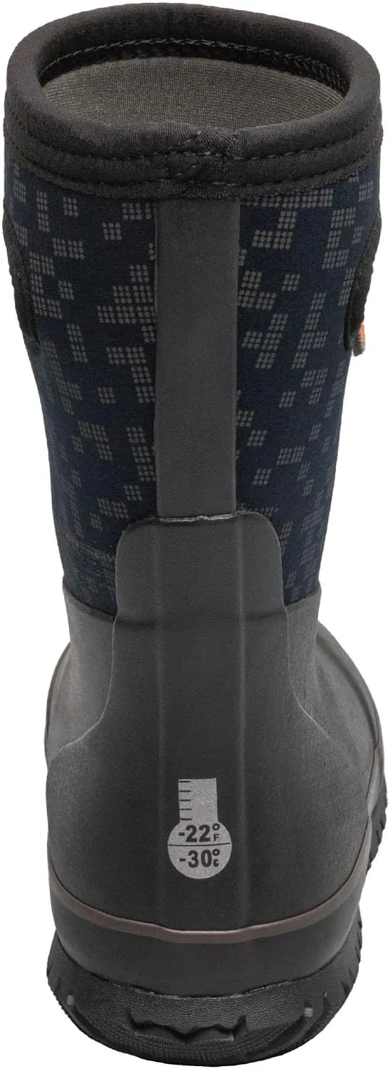 BOGS Grasp Kids Waterproof Insulated All Weather Rain Boots Mud Boots I For Snow, Rain, Winter, Mud and Cold Weather for Toddlers, Girls, Boys, Unisex