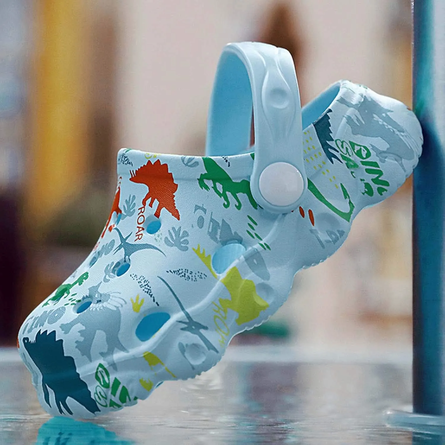 Boys Girls Clogs Cute Cartoon Animal Garden Shoes Lightweight Slides Slippers Slip-on Sandals (Infant/Toddler/Little Kid)