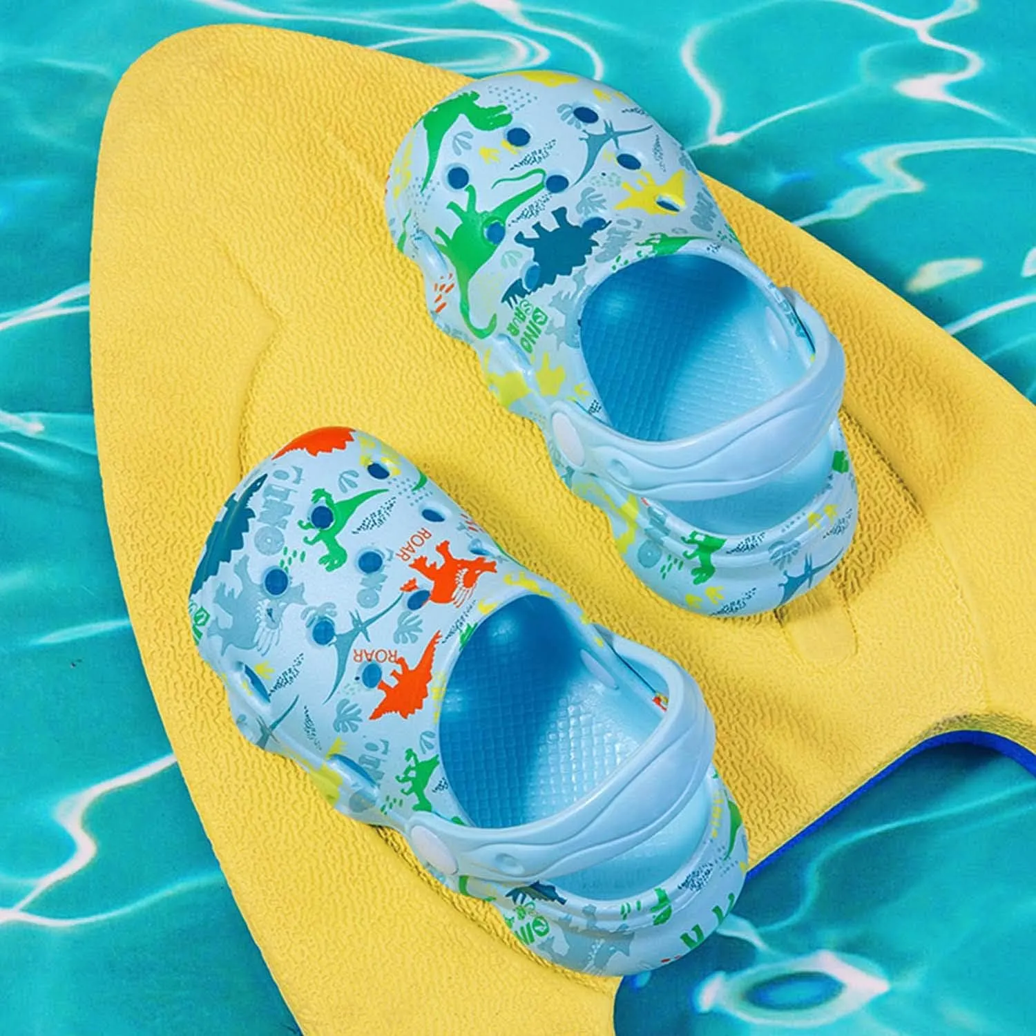 Boys Girls Clogs Cute Cartoon Animal Garden Shoes Lightweight Slides Slippers Slip-on Sandals (Infant/Toddler/Little Kid)