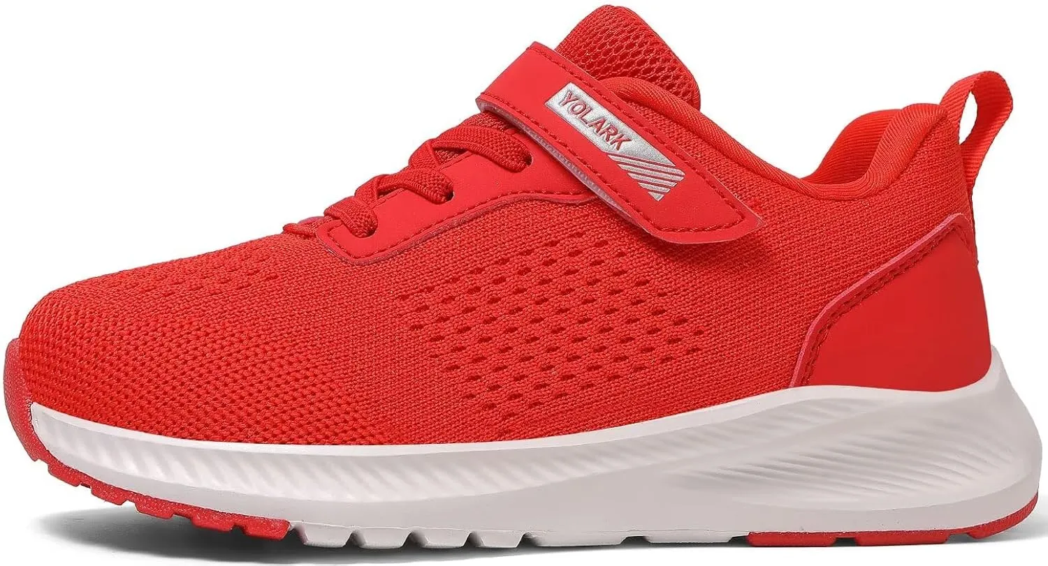 Boys Girls Tennis Shoes Kids Lightweight Breathable Sneakers Non-Slip Running Sport Athletic