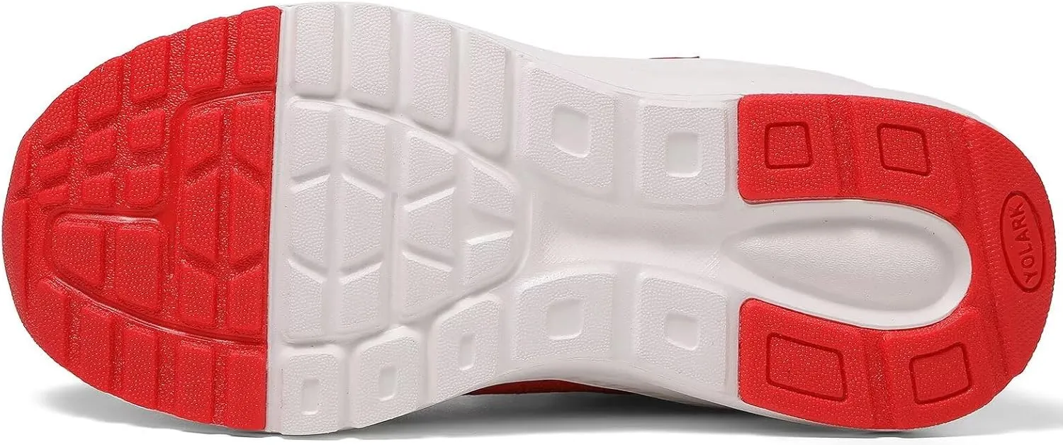Boys Girls Tennis Shoes Kids Lightweight Breathable Sneakers Non-Slip Running Sport Athletic