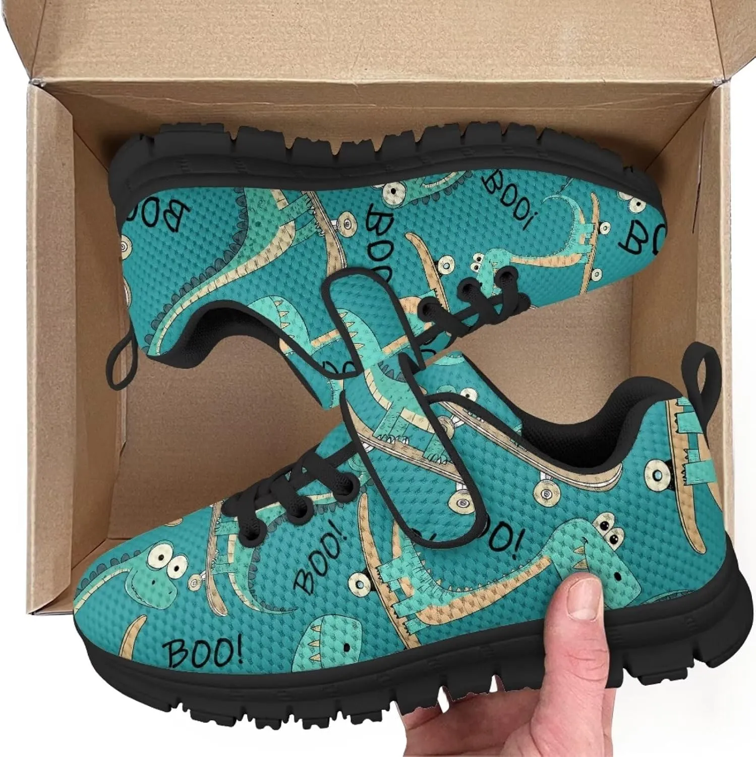 Boy's Single Buckle Sneakers,Teen Girl Anti-Skid Spring Walking Shoes Wear Resistant Sneakers for Jogging Cycling
