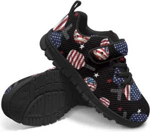 Boy's Single Buckle Sneakers,Teen Girl Anti-Skid Spring Walking Shoes Wear Resistant Sneakers for Jogging Cycling