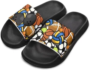 Boys Slide Sandals Summer Shoes for Kids Shower Slippers Non Slip Slippers