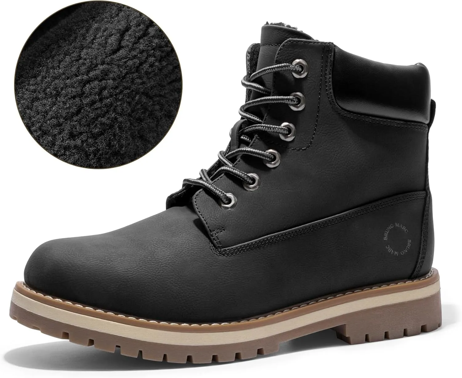 Bruno Marc Men's Classic Winter Fall Boots Outdoor Work Boots 2.0
