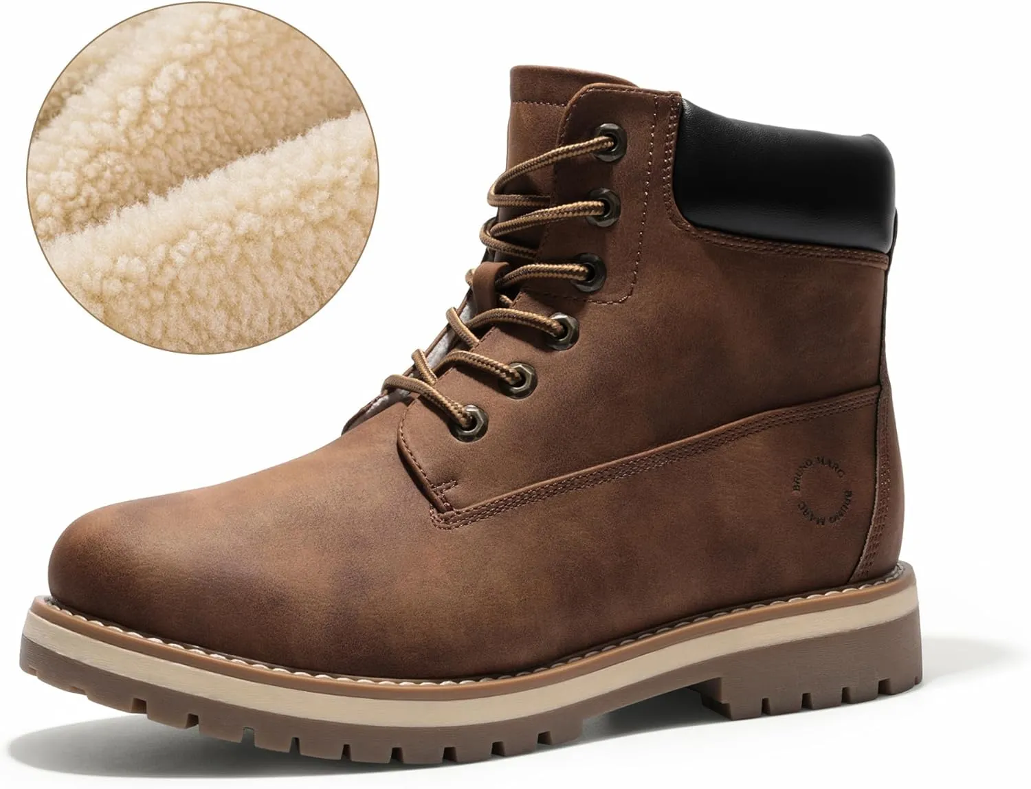 Bruno Marc Men's Classic Winter Fall Boots Outdoor Work Boots 2.0