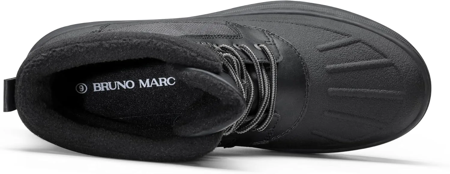 Bruno Marc Men's Insulated Waterproof Snow Boots Warm Fur Lined Outdoor Winter Boot