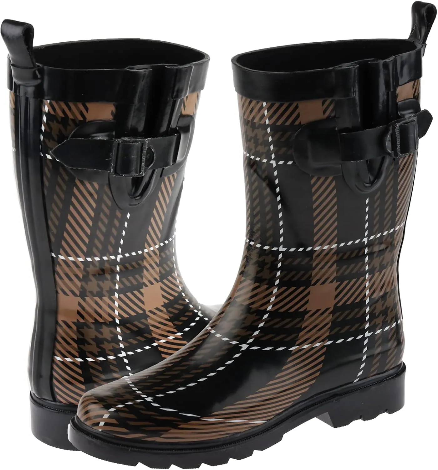 Capelli New York Ladies Mid-Calf Rubber Rain Boots
