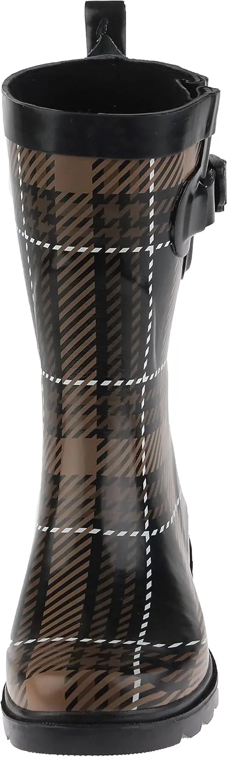 Capelli New York Ladies Mid-Calf Rubber Rain Boots